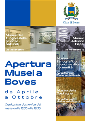 Domenica 5 maggio riaprono al pubblico i musei Bovesani
