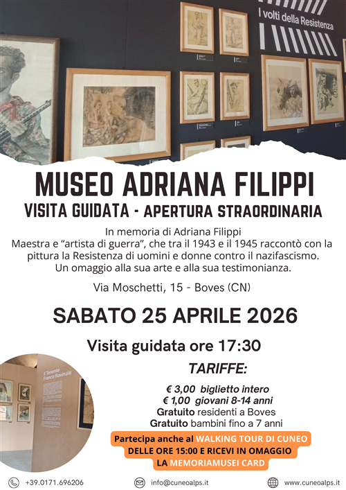 Apertura straordinaria del Museo Filippi sabato 25 aprile ore 17,30