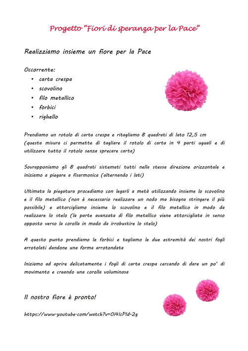 Da Guernica ai mille Fiori di speranza per la pace, quando dalle macerie rinasce la speranza