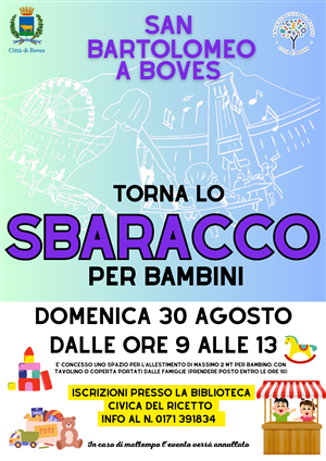 Torna a Boves la grande festa patronale di San Bartolomeo da venerdì 28 a lunedì 31 agosto